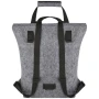 Rugzak met roltop | Gerecycled vilt | 13L | Voorvak | Duurzaam