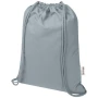 Sac à cordon | Coton recyclé 140 g/m² | 5 L | Résiste jusqu'à 5 kg | Résistant