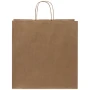 Paper bag | Recycled kraft | 34x35cm | Twisted handles | Made in EU