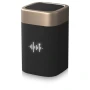 Slimme luidspreker | Rubber & Aluminium | Oplichtend logo