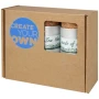 3 desktop gardens set | Recycled aluminium & cork | Incl. herb mix | Made in Europe