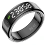 Smart ring | Stainless steel | Touchscreen | Health and activity tracking | Up to 7 days battery life