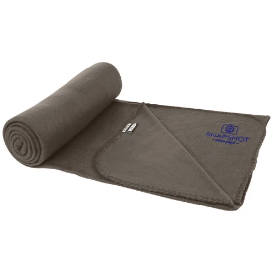 Blanket | Fleece and 100% rPET | Storage bag | Eco-friendly | anthracite