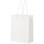 Sac en papier | Papier laminé 170 g/m² | 18x9x23cm | Poignées en plastique | Fabriqué en Europe