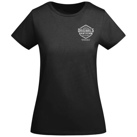 Roly women's t-shirt | 100% organic cotton | 175 g/m² | Short sleeve | solid black