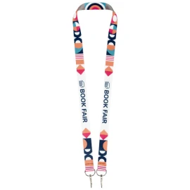 Sublimation lanyard | rPET | With 2 keyrings