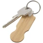 Keychain | Bamboo | 6,50 x 2,30 x 2,23 cm | Fit most supermarket trolleys