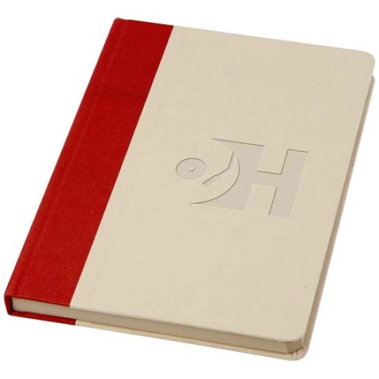 A5 notebook | Fruit paper 90 g/m² | 80 lined sheets | Rounded corners | brick