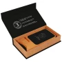 10W wireless charger | Wood | Light-up logo