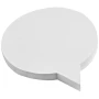 Notes adhésives en forme de bulle de dialogue | Papier 80 g/m² | 50 feuilles | Impression quadrichromie