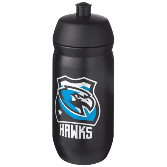 Sports bottle | MDPE Plastic, PP Plastic | 500 ml | Made in the UK | solid black;solid black