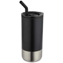 Bicchiere | Acciaio inox riciclato RCS | 480 ml | Cannuccia