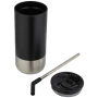 Vaso | Acero inoxidable reciclado RCS | 480 ml | Pajita