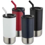 Vaso | Acero inoxidable reciclado RCS | 480 ml | Pajita