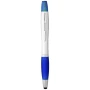 Kugelschreiber mit Stylus und Textmarker | ABS | Schwarze Tinte