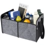 Auto-organizer | Gerecycled vilt | 2 compartimenten & mesh zak