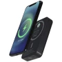 Magnetische draadloze powerbank | Gerecycled ABS plastic | 10.000 mAh