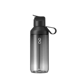 Water bottle | Tritan Renew with 50% recycled content, silicone and polypropylene | 710 ml | Straw lid | One-handed opening