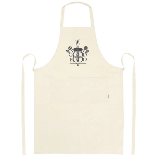 Schort | 2 aangrenzende zakken en bandsluiting | Organisch katoen | Meerdere kleuren | naturel