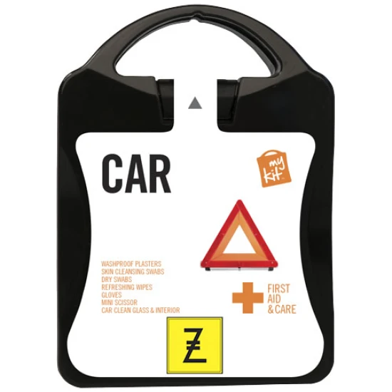 Eerste hulpdoos voor auto's | Kunststof | EU-voorschriften | zwart
