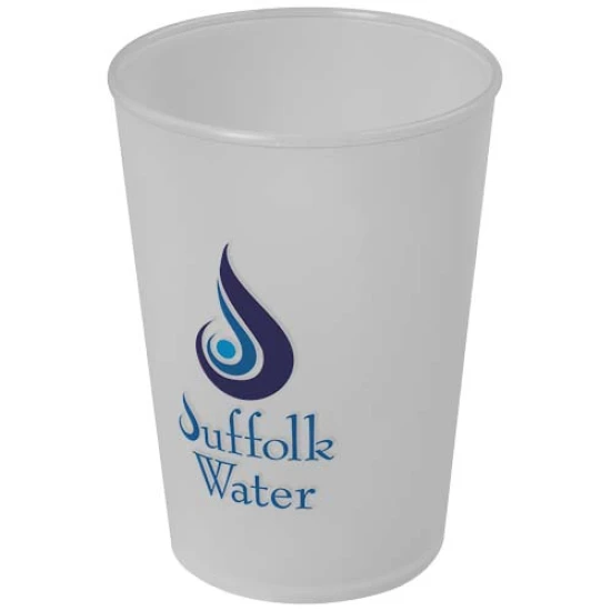 Beker | PP | 300ml | Gemaakt in het VK | Verpakt in composteerbare zak | frosted transparant