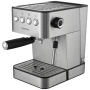 Kaffeemaschine | Einstellbarer Dampfgarer | Automatische Funktionen | Kunststoff und Metall