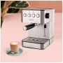 Kaffeemaschine | Einstellbarer Dampfgarer | Automatische Funktionen | Kunststoff und Metall