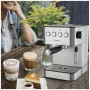 Kaffeemaschine | Einstellbarer Dampfgarer | Automatische Funktionen | Kunststoff und Metall