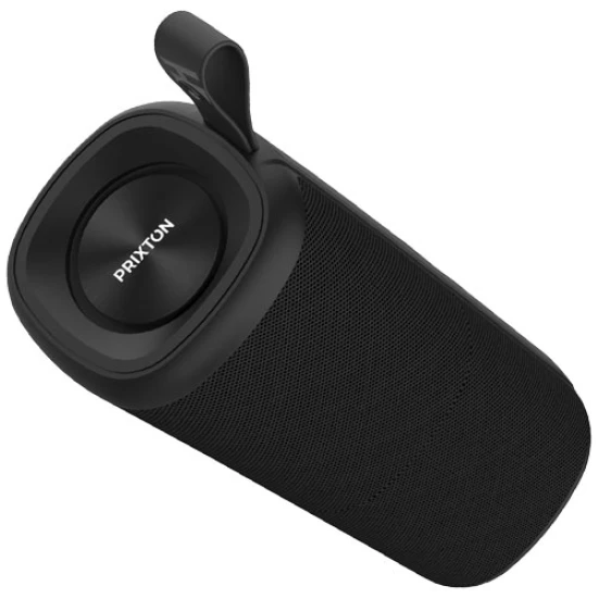 Prixton Bluetooth speaker | Plastic | Splits into 2 speakers | 5-7-hour playback | solid black