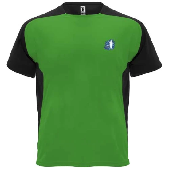 Roly sport-T-shirt | Polyester 140g/m² | Unisex | Ademend | varengroen;zwart