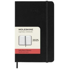 Moleskine 12 month PK daily planner | Acid-free paper | From January to December 2025 | Pocket size