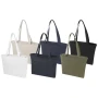Bolsa tote | Algodón reciclado y poliéster | 45x42cm | Con aspecto vaquero