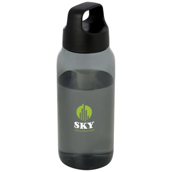 Waterfles | rPET & PP | 450 ml | Met ergonomisch handvat | zwart