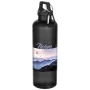 Trinkflasche | RCS-zertifizierter recycelter PET-Kunststoff | 750 ml | Schraubverschluss | Karabinerhaken | Nachhaltig