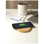 Draadloze oplader | Bamboe | 15W | Met een 50 cm kabel