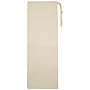 Sac à pain | Coton 52 g | 20 x 57 cm | Fermeture par cordon