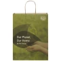 Paper bag | Agricultural waste 150 g/m² | 31x41cm | Twisted handles | Made in EU