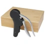Wine corkscrew | Foil cutter | Bamboo wood | Stainless steel