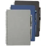 Cuaderno A5 reutilizable y set de bolígrafo | Papel de piedra 120g/m² y cartón | 32 hojas rayadas