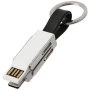 4-in-1 cable | ABS Plastic | Incl. keyring & magnets