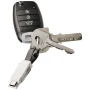 4-in-1 cable | ABS Plastic | Incl. keyring & magnets