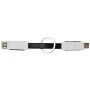 4-in-1 cable | ABS Plastic | Incl. keyring & magnets