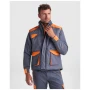 Workwear vest | Polyester cotton twill 370 g/m² | High collar | Multiple pockets