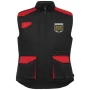 Workwear vest | Polyester cotton twill 370 g/m² | High collar | Multiple pockets