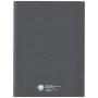 Schreibmappe | Recyceltes Polyester & Papier | 64 linierte Blätter | 23x17,5cm | Magnetverschluss