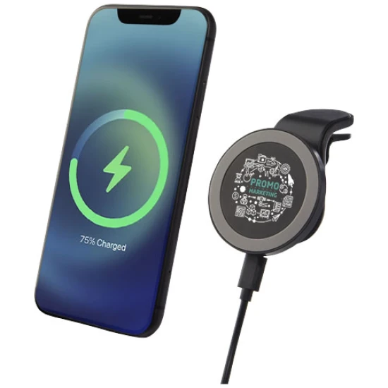 Wireless magnetic car charger | ABS Plastic | 10W | solid black