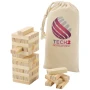 Block-stacking game | Pine wood | Cotton pouch