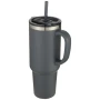 Becher | Recycelter Edelstahl | 1200 ml | Mit Strohhalm