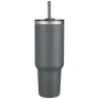 Becher | Recycelter Edelstahl | 1200 ml | Mit Strohhalm