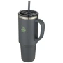 Becher | Recycelter Edelstahl | 1200 ml | Mit Strohhalm